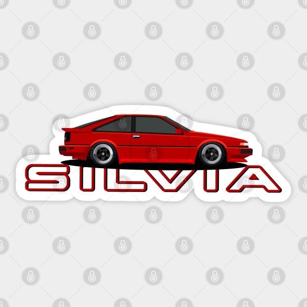 Silvia S12 Sticker by AutomotiveArt